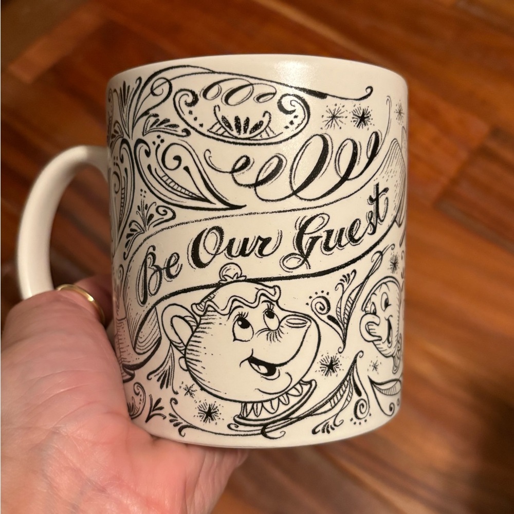 Disney Parks Be Our Guest Beauty and the Beast Mug Mrs Potts Chip (A4)